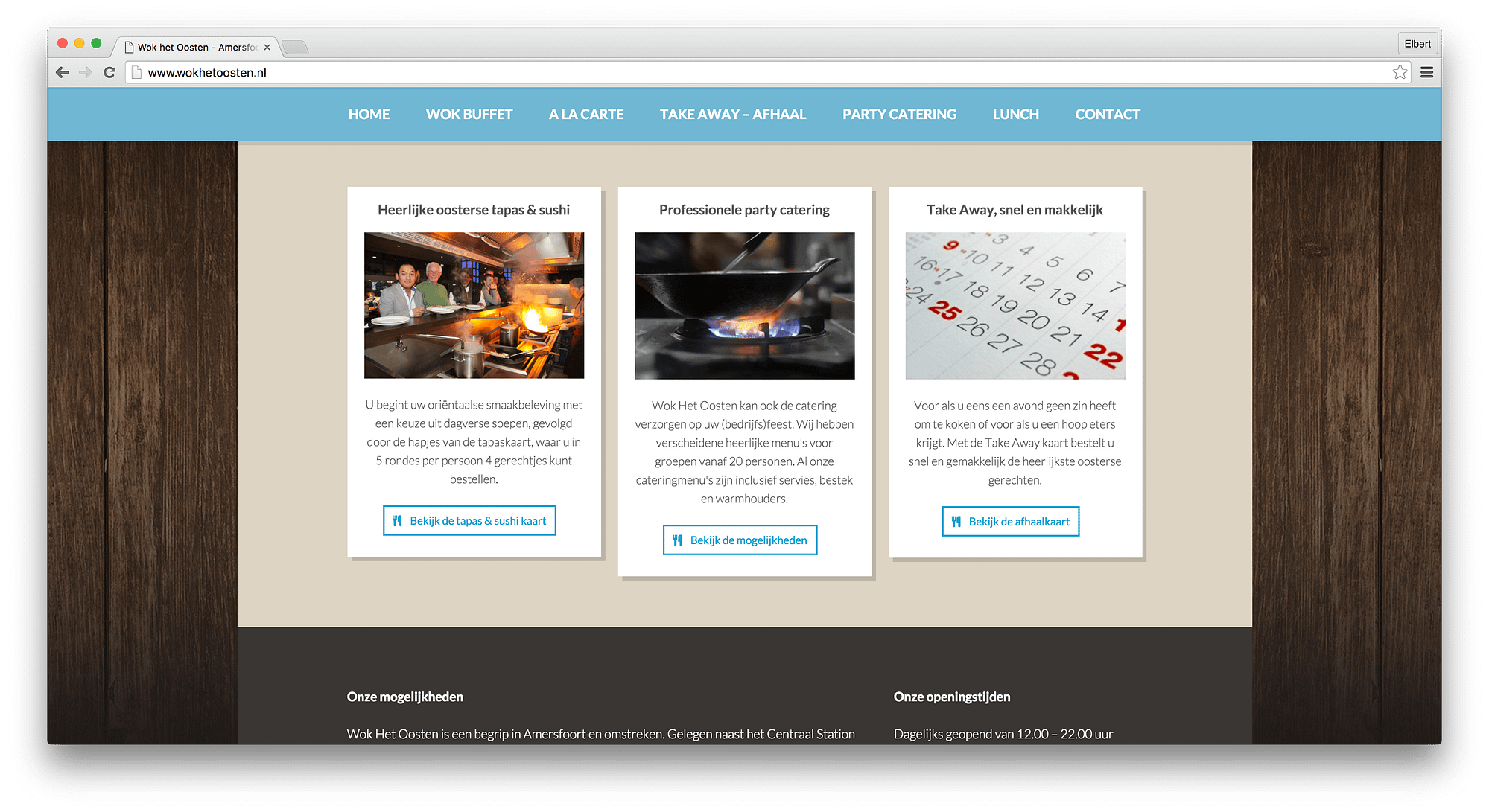Wok het Oosten homepage footer